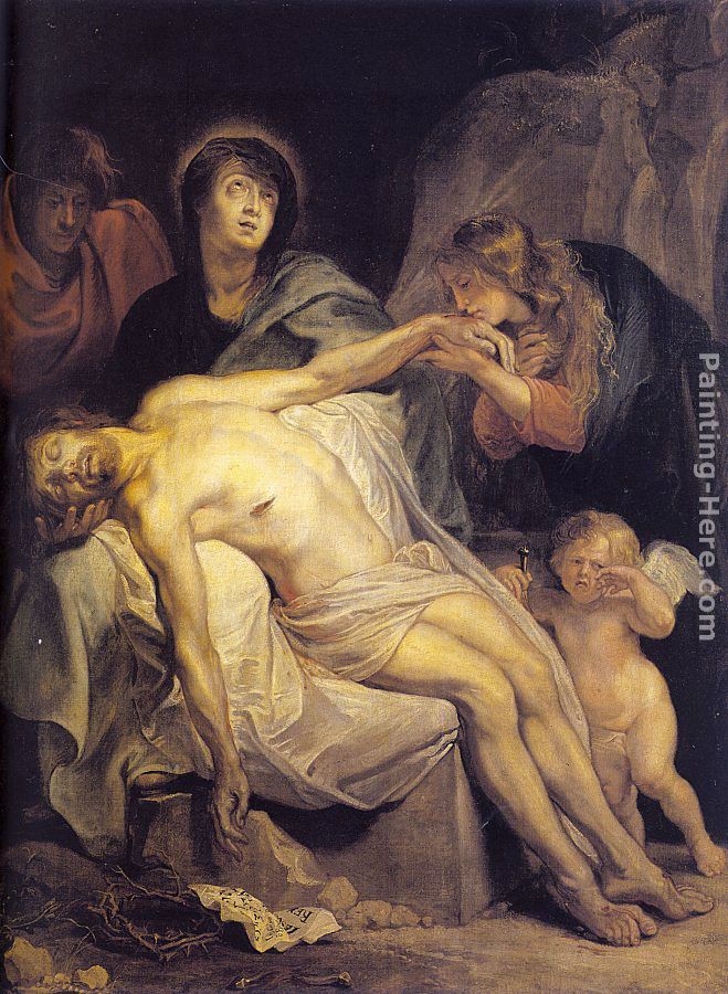 The Lamentation painting - Sir Antony van Dyck The Lamentation art painting